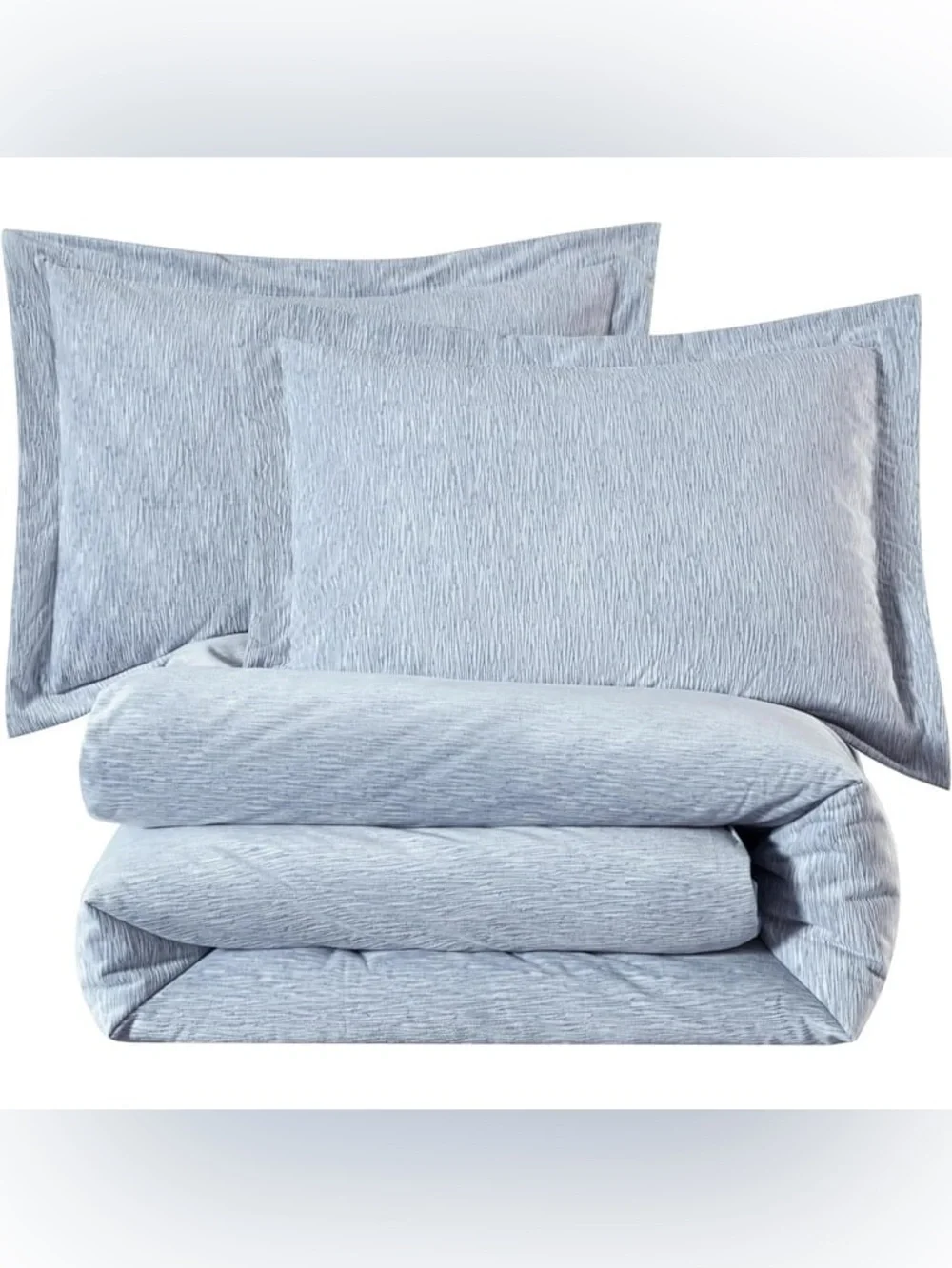 Light Blue Full 3 piece velvet comforter Set